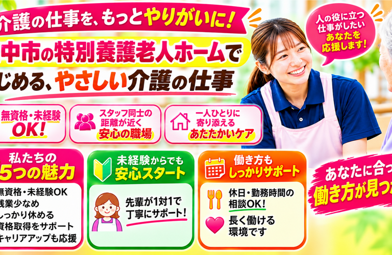 豊中市の特別養護老人ホームの求人をお探しの皆様に｜大阪で人材サービスならキャリアウィングス株式会社